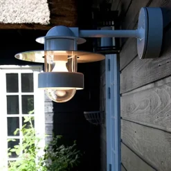 Albertslund outdoor wandlamp kort grijs - 5743142709