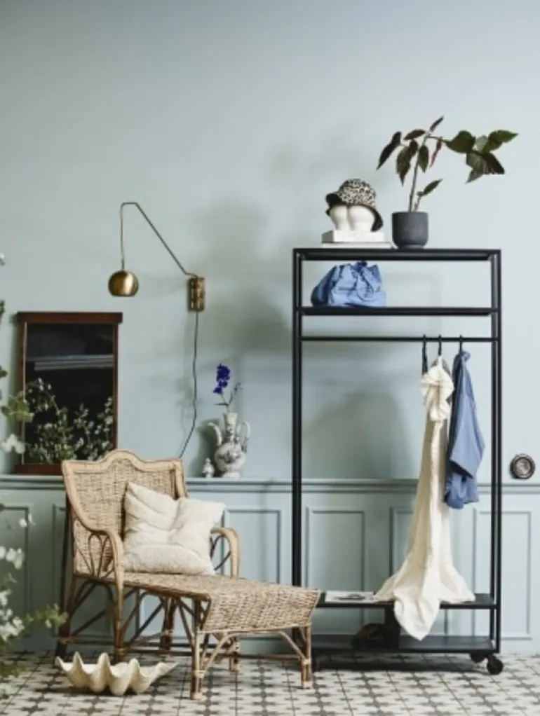 Alta kledingrek - zwart