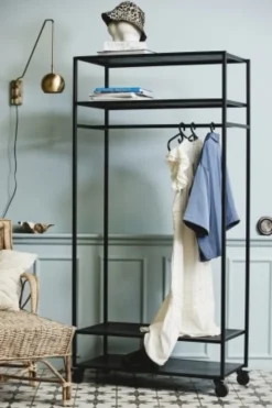 Alta kledingrek - zwart