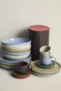 Amare dinerborden zand set van 6 stuks - 211715