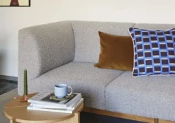 Amare kop en schotel blauw/olijf set van 4 stuks - 211705