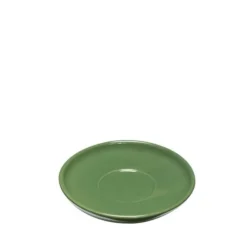 Amare kop en schotel zand/groen set van 4 stuks - 211706