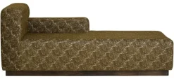 Amur chaise longue - olijf groen