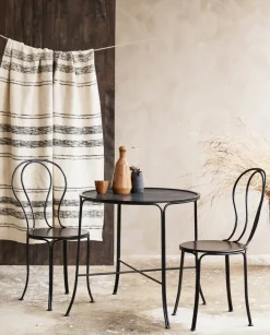 Aras tuintafel zwart - 6164