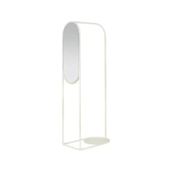 Archie kledingrek met spiegel wit - 32000051