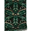 Art deco goud behang animaux beetle - groen