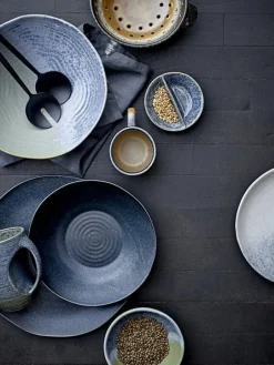 Aura serveerschaaltje blauw - set van 6 stuks