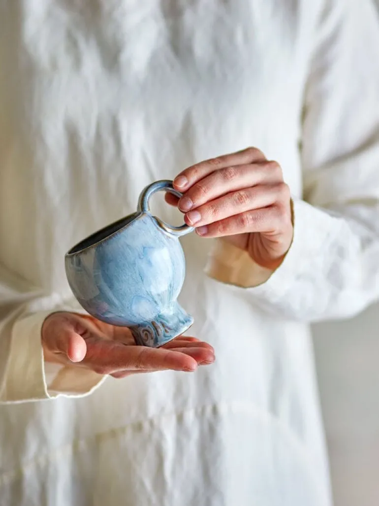 Avonlea mokken blauw set van 4 stuks - 82072481