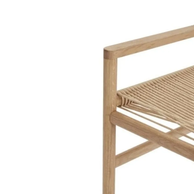 Bank eikenhout - naturel/off white