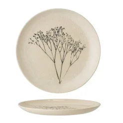 Bea bord naturel - set van 6 stuks Ø22 cm