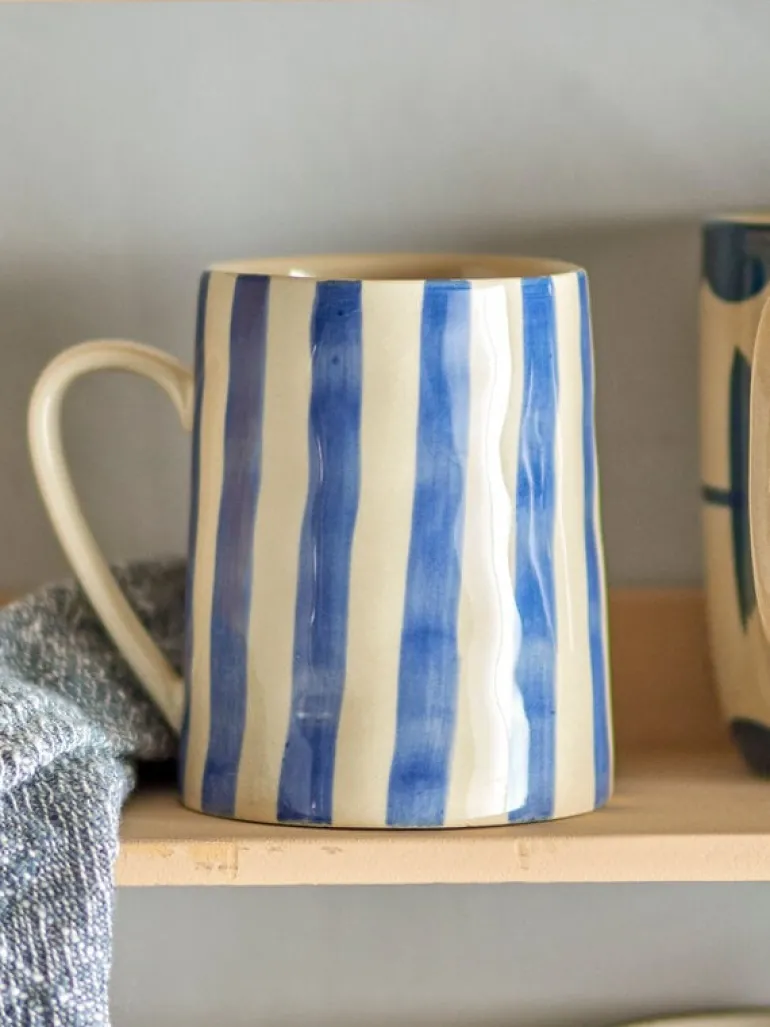 Begonia mokken blauw set van 6 stuks - 82060959