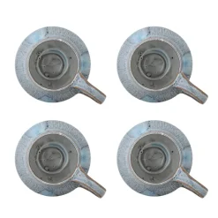 Bessie mokken blauw set van 4 stuks - 82072477