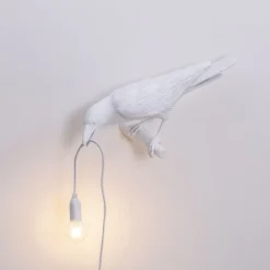 Bird lamp looking left wit outdoor - 14724