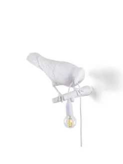 Bird lamp looking right wit outdoor - 14721