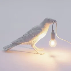 Bird lamp waiting wit outdoor - 14722