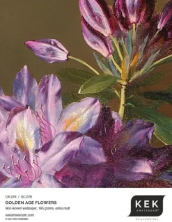 Bloemen behangcirkel SC-076 ø142,5cm