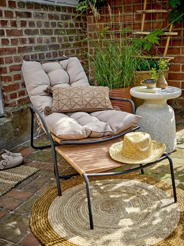 Boel loungestoel met voetenbankje - 82064496