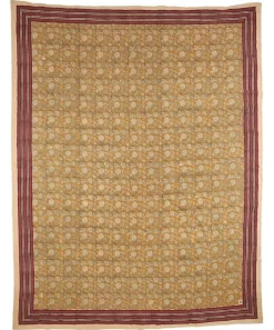 Botanical double plaid in tote bag - 1.40.30.078.008.5