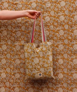 Botanical double plaid in tote bag - 1.40.30.078.008.5