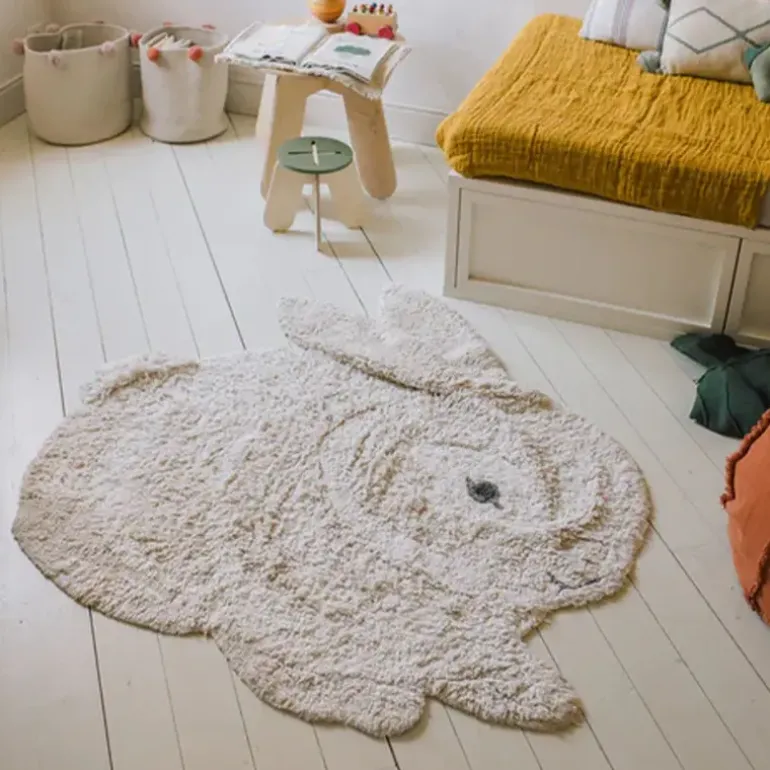 Bunny Animal vloerkleed 130x135cm