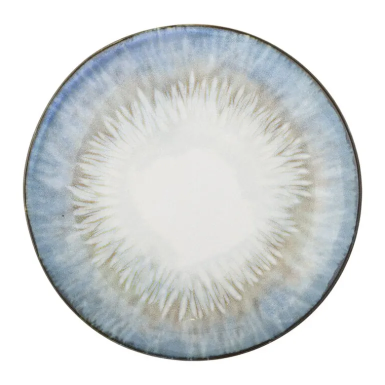 Calen borden Ø22cm blauw set van 6 stuks - 82061424