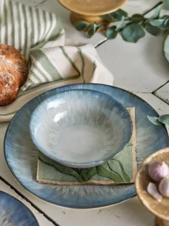 Calen schalen blauw set van 6 stuks - 82061280