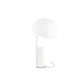 Cap tafellamp wit