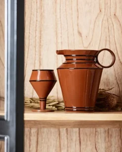 Capparis wijnbeker bruin set van 4 stuks - 9210