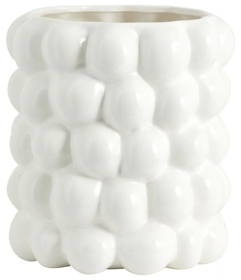 Carna bloempot wit - 91013