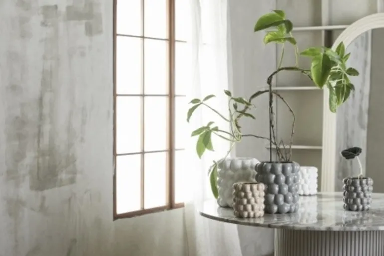 Carna bloempot wit - 91013