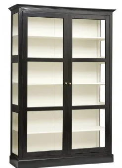 Classic kast double - zwart/wit