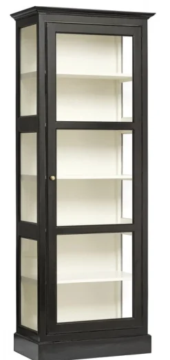 Classic kast single- zwart/wit