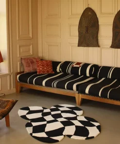 Cleo checkered butterfly vloerkleed XL - 1.45.10.132.099.5