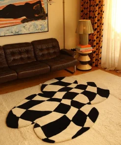 Cleo checkered butterfly vloerkleed XL - 1.45.10.132.099.5