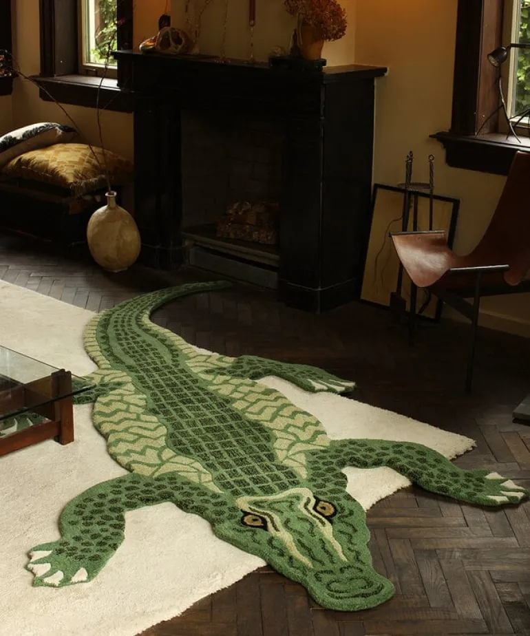 Coolio Krokodil vloerkleed XL - 1.45.10.060.060.6