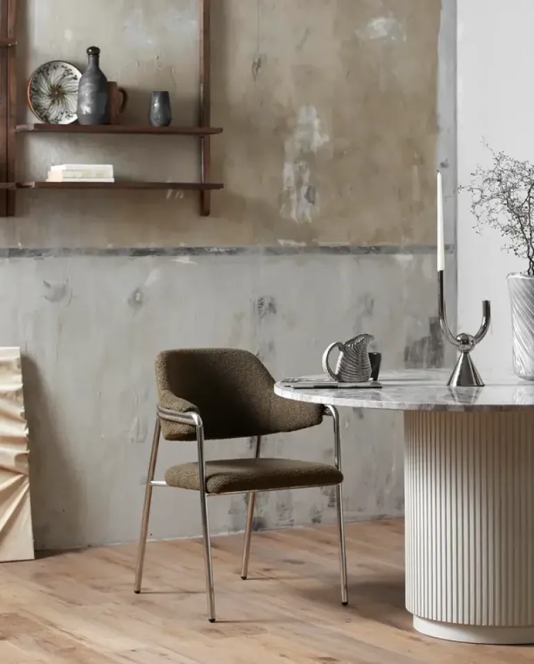 Corfu kandelaar chroom - 2272