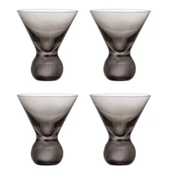 Corliss cocktail glazen grijs set van 4 stuks - 82072450