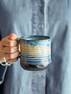 Deana mokken blauw set van 4 stuks - 82072422