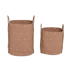 Dot manden caramel set van 2 stuks - L301040