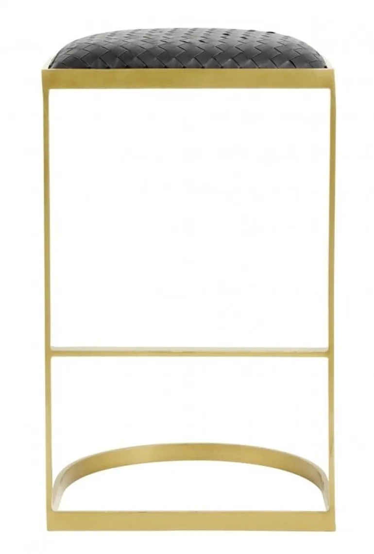 EA barstoel - zwart/goud