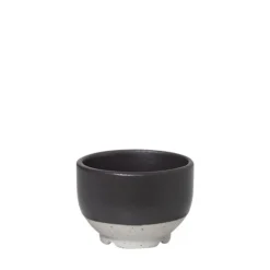 Eli schaaltjes Ø5XH3,5CM zwart - set van 8 stuks