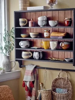 Elia mokken bruin set van 6 stuks - 82057442