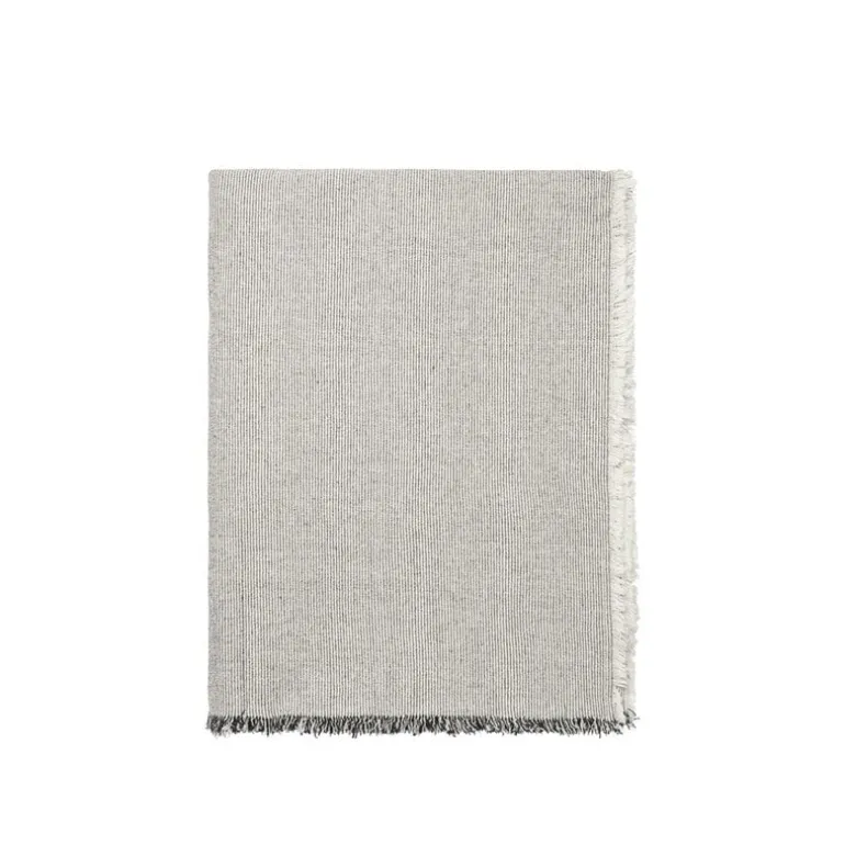 Elouise tafelkleed zwart/gebroken wit 160x300cm - 71210355