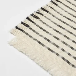 Elouise tafelrunner off white/zwart - 71210320