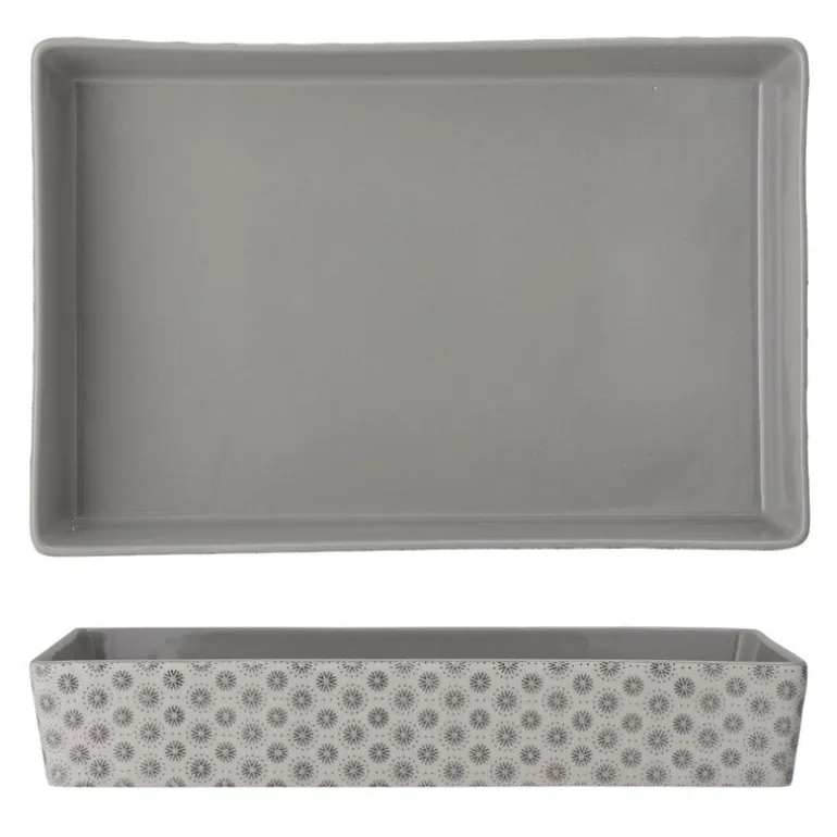 Elsa serveerschotel grijs