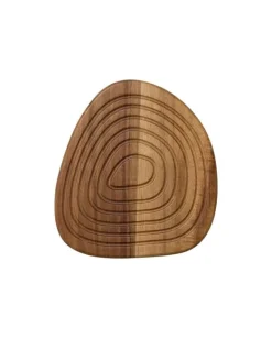 Enoki onderzetters naturel set van 6 stuks - 7180