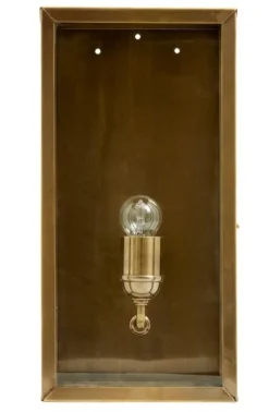 Eos buiten wandlamp - messing