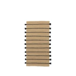 Ezra vloerkleed naturel/zwart 70x140cm - 71110387