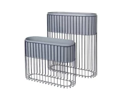 Fenja plantenbak op standaard - blauw