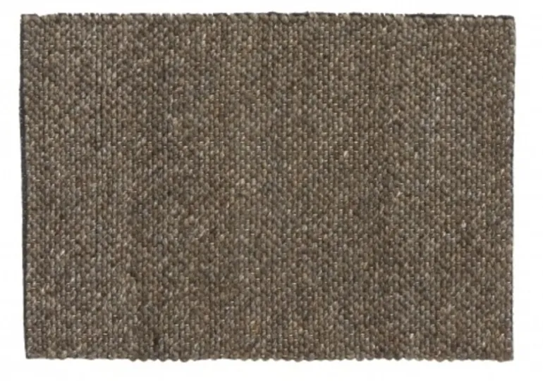 Fia vloerkleed wol - grijs/bruin